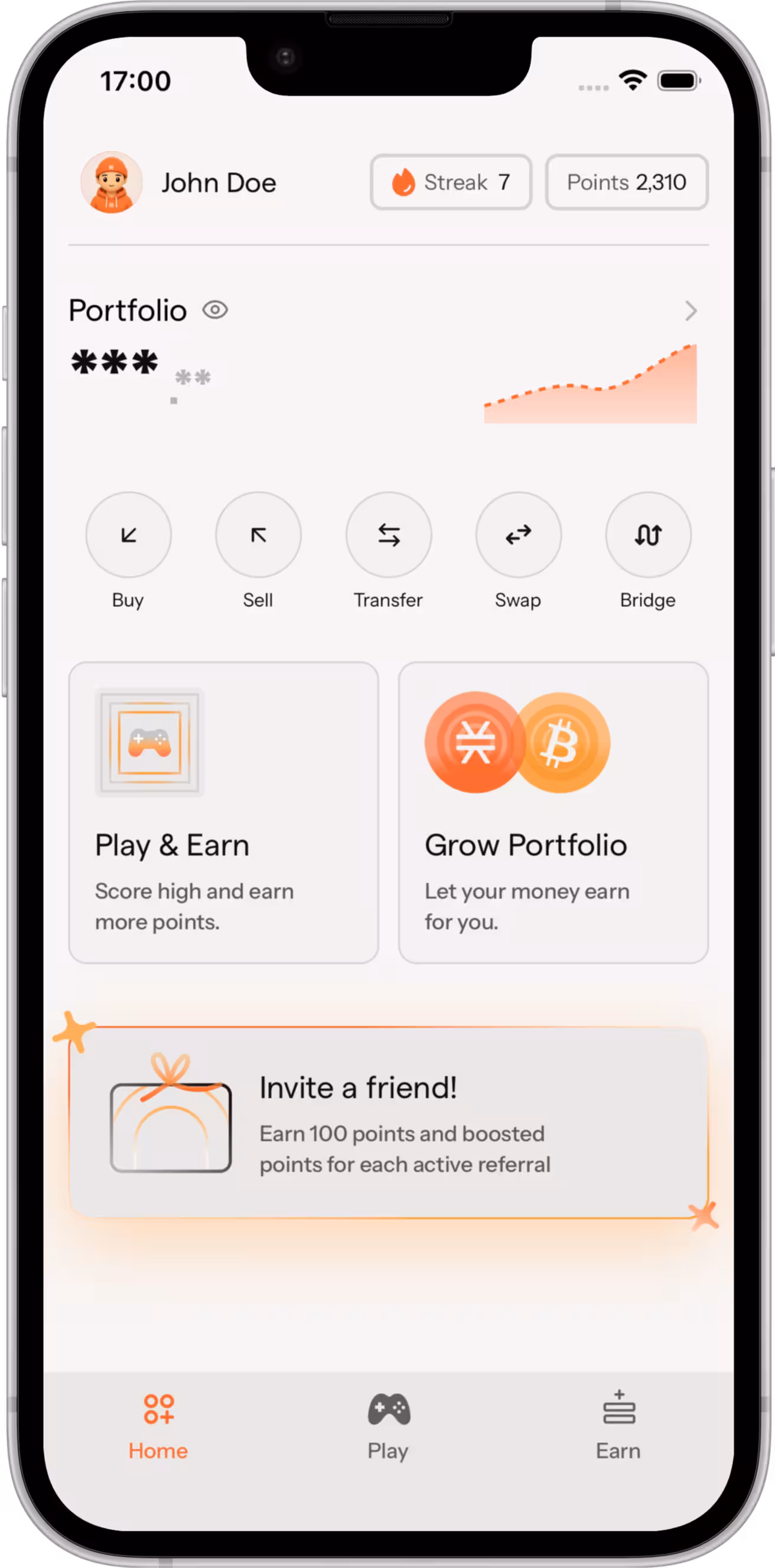 EnterStacks App Home Screen