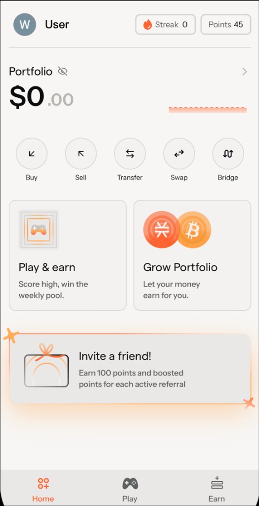 EnterStacks App Home Screen